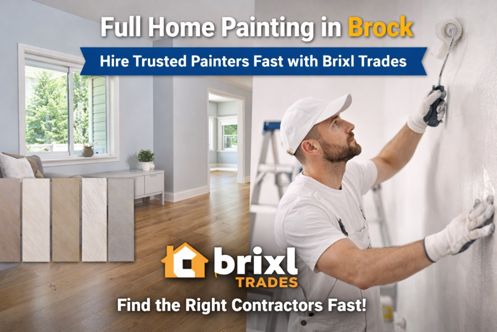 Full Home Painting in Brock